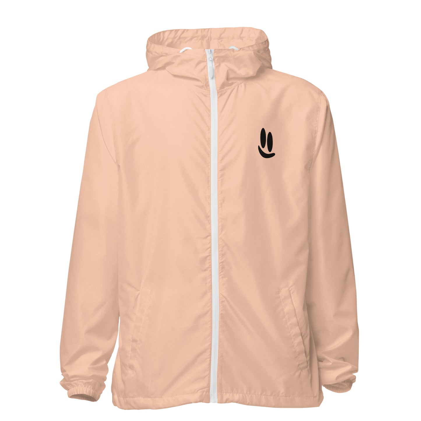 Smile More - Unisex Lightweight Zip Up Windbreaker