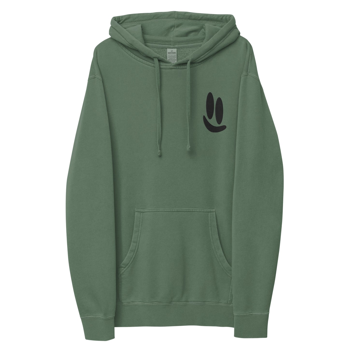 Smile More - Unisex Pigment-Dyed Hoodie