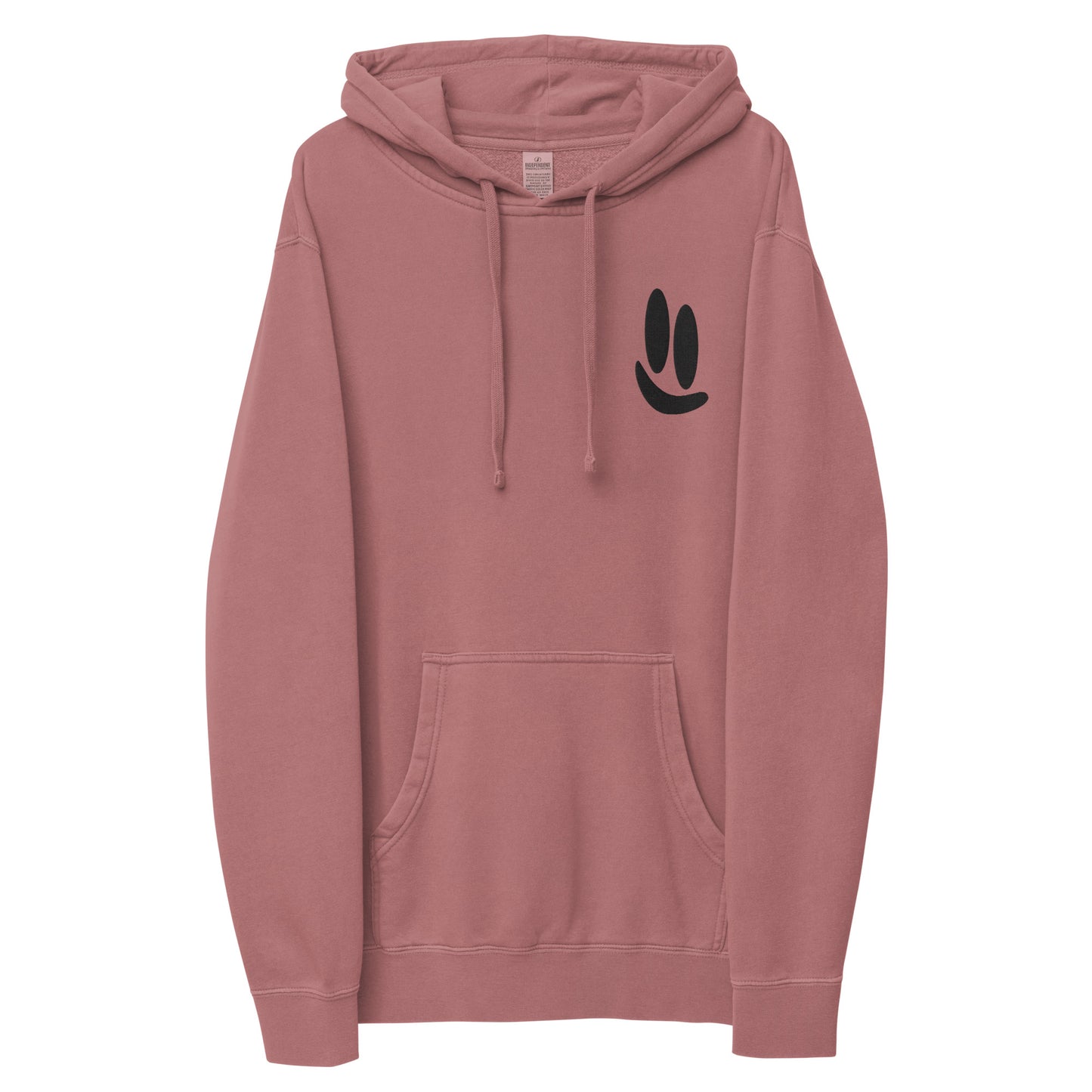 Smile More - Unisex Pigment-Dyed Hoodie